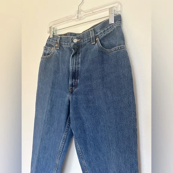 Levis Vintage‎ 90s Paper Tag Jeans Tapered Leg Relaxed Fit Size 12 Runs Small - Picture 5 of 13